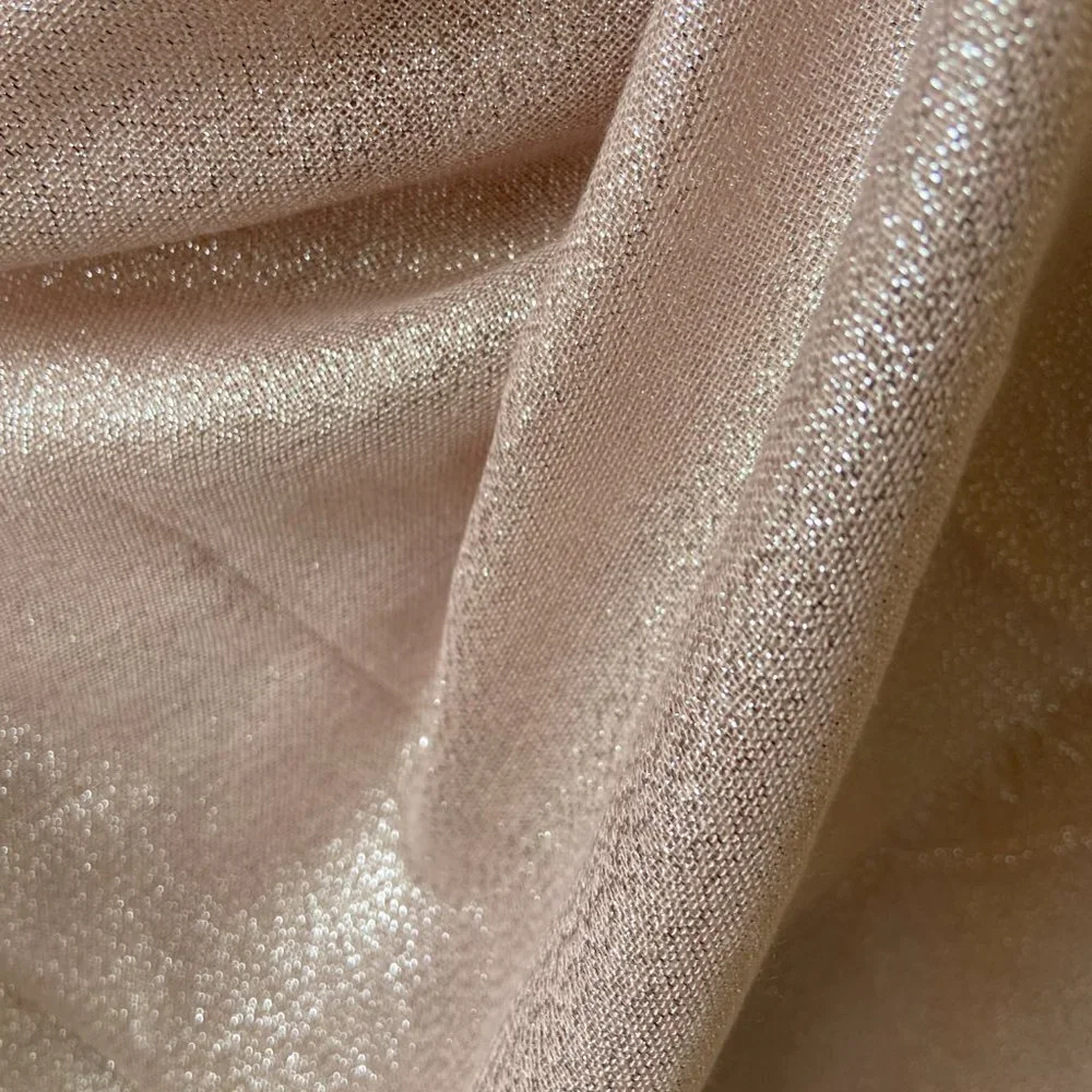 NWOT Ellen Tracy Pink Metallic Scarf & Wrap 33
